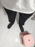 百鹊亭【两件装】裤子男春夏季薄款冰丝弹力休闲裤男宽松百搭运动裤子男 黑色+黑色【两件装】 XL 实拍图