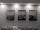 瑞尚客厅装饰画沙发背景墙壁画现代简约轻奢餐厅挂画抽象三联画墙画 事事如意 60*80/晶瓷面+铝合金黑框 实拍图
