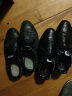 红蜻蜓男鞋子休闲皮鞋男士夏季新款单鞋韩版潮流青年 黑色 42 偏大一码 实拍图