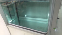 创海智能桌面鱼缸客厅家用玻璃金鱼缸客厅长方形中型赖人免换水水族箱 白色 61*38.5*49CM 单缸 晒单实拍图