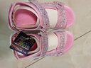 Skechers斯凯奇女童包头凉鞋夏季童鞋儿童公主鞋婴儿魔术贴闪灯鞋302965L 实拍图