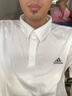 阿迪达斯（adidas）POLO衫男装 夏季新款运动服网球服休闲半袖速干透气短袖T恤男 HR8729/梭织/白色/主图款 2XL 实拍图