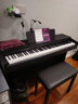 雅马哈（YAMAHA）电钢琴YDP105重锤键盘88键进口成人儿童初学者家用智能电子钢琴 YDP-105B黑色+原装琴凳+全套配件 实拍图