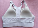Keep 运动内衣前拉链女高强度防震运动文胸一体式运动背心瑜伽内衣 【升级水滴一体杯】冰岛蓝 XL 实拍图