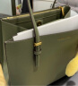 CHARLES&KEITH质感纯色大容量手提包托特包包女包女士CK2-30781650-6 Olive橄榄绿色 XL 晒单实拍图