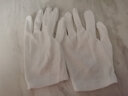36/24双白手套礼仪棉质文玩汗布耐磨加厚文玩工作作业防滑薄款夏季 实拍图