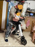 Ynbpno逸般轻型便携折叠新款亲子电动车迷你时尚小型男女轻便电动代步滑板车 亲子座包【贵族白】30-45公里 实拍图