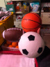 亚之杰玩具球皮球1-3岁婴儿玩具拍拍球篮足球运动认知礼盒三件套亲子运动礼 实拍图