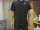 耐克（NIKE）男子T恤AS M NK CLUB POLO MATCHUPOS运动服DX0618-010黑色L码 晒单实拍图