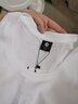 卡帝自由保罗（KADIZIYOUBAOLUO）【纯棉体恤三件装】夏装短袖t恤男圆领T恤大码男装上衣纯色半截袖 白+白+白 XXL建议150-165斤 实拍图