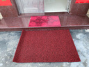 轩皇世家防水防滑地垫丝圈可裁剪门垫进门入户可裁剪塑料厨房脚垫家用地垫 钉底黑红(20mm厚) 80cm*120cm 1件数 实拍图