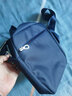 小安熊新款男斜挎包新款牛津布防泼水小包包韩版潮多层大容量男士包竖款 大号蓝色 实拍图