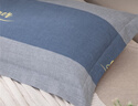 南极人（Nanjiren）夏季双人枕套纯棉长枕套全棉长款枕芯套枕头套1.2m1.5米1.8 【纯棉】 40支 奈川蓝 单只 120cm*48cm 实拍图
