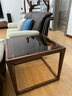 青春潮 边几 实木小角几 钢化玻璃小茶几 北美黑胡桃FAS简约方几 黑胡桃（65*65*50cm） 玻璃面 实拍图