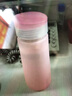miGoMiGo 玻璃杯带盖便携女士水杯车载创意礼物 带硅胶杯套 带提绳 实拍图
