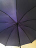 天堂伞直柄伞直杠伞长柄伞加大双人伞可定制企业logo商务8骨半自动伞 藏青色-弯把手 实拍图