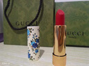 古驰（GUCCI）口红哑光505倾色唇膏口红礼盒化妆品套装生日礼物女生送女友老婆 【NEW】碎花500#鸽血红 实拍图