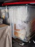 Arasigawa日本进口inomata米桶米箱五谷杂粮收纳盒储米箱冰箱储物盒保鲜盒 大号灰黑色 实拍图