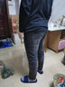 海沛尼克 牛仔裤男宽松直筒中高腰弹力长裤子大码深裆肥佬中青年男裤 992灰色防盗 36 (2尺8) 实拍图