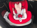 感恩西亚儿童安全座椅汽车用0-12岁360度旋转 车载婴儿宝宝安全座椅 西亚360度旋转/0-12岁/魅影红 实拍图