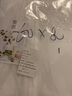 爽居 衣服防尘罩防尘袋挂式衣物防尘西装套子挂衣袋家用收纳大衣罩衣袋 拉链透明升级款 中号60*80cm 实拍图