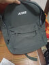 酷咖书包男背包双肩包女大容量初中大学生运动短途出差旅行耐磨防泼水 灰色【带太空人挂件】 实拍图