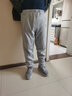 浩术 休闲裤男秋冬季加绒加厚休闲宽松运动潮流弹力束脚运动长裤男 黑+灰【加绒款】 4XL 【160-180斤】 实拍图