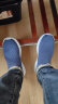 京东京造【Air Strike超轻】男士运动休闲鞋软底网面鞋健步鞋蓝灰色42 实拍图