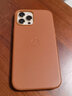 宝茹苹果17皮革手机壳iPhone12Pro保护套magsafe磁吸质全包带动画15/15promax/16/16pro/16promax硬壳 鞍褐色 iPhone 12ProMax 实拍图