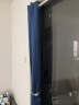 梦达莱全遮光窗帘罗马杆一整套窗帘成品免打孔安装卧室飘窗轻奢防风保暖 深蓝色（遮光99%） 适用宽1.1-1.6米【窗帘高2.2米】 实拍图