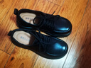百丽（Belle）百搭牛津鞋女通商场同款通勤厚底小皮鞋B1Q1DCM4预售 黑色 39 (245mm) 实拍图