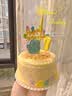 果思萌 宠物狗狗生日猫咪蛋糕手工自制泰迪金毛柯基宠物零食定制含头像 4寸牛肉（不含头像） 实拍图