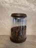 安扣玻璃罐咖啡豆密封罐单向排气咖啡粉便携储物罐900ml咖色 实拍图