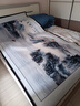 喜巢山水风景画自粘墙贴画客厅沙发背景墙壁画水墨画书房卧室自粘贴画 流水生财A款 A型 长240cm x 宽120cm 实拍图