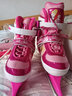 迪士尼（Disney） 球刀冰刀鞋儿童女初学者溜冰鞋男花样可调节滑冰鞋真球刀 【球刀】公主粉色(单鞋)+包+刀套 L 适合平时35-38 实拍图