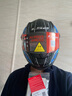 LS2摩托车头盔男女全盔四季赛车防雾3C跑盔卡丁车四季安全帽FF358 哑黑五彩轮盘(赠防雾贴+头套) XXL(建议59-60头围） 实拍图