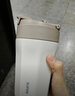 苏泊尔保温杯咖啡杯男女士便携水杯高颜值吸管杯车载随行保温杯子 奶油白450ml双层陶瓷覆层内胆 实拍图