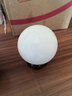 豪金聚 夜明珠夜光球  超亮原石发光水晶玉石球单珠客厅办公室摆件 天然 夜明珠8cm（绿荧光）+底座 实拍图