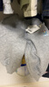 戴维贝拉（DAVE＆BELLA）男童束脚裤加绒儿童裤子幼儿童裤秋冬新款男宝宝休闲裤小童长裤 中麻灰【现货】 110 cm（建议身高100-110cm） 实拍图