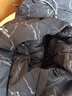 鸭鸭（YAYA）羽绒马甲男女同款2025年秋冬新款连帽情侣保暖舒适休闲时尚马夹Y 云石黑色 M (170) 实拍图