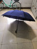 天堂伞直柄伞直杠伞长柄伞加大双人伞可定制企业logo商务8骨半自动伞 藏青色-弯把手 实拍图