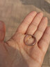 老银匠简约闭口银戒指情侣款女生情人节礼物s925银情侣开口对戒款光面男 20号/周长59.7mm 含证书 实拍图