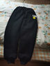 纯贝兔童装男同款女童裤子新款冬季夹棉加绒三层加厚北方保暖儿童棉裤一条过冬中大童外穿休闲修身长裤 黑色183三层羊胎绒加厚 160（建议身高155cm左右） 实拍图