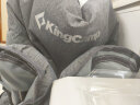 KingCamp折叠椅蝴蝶椅夹棉椅懒人椅沙发椅家用阳台休闲椅子KC2224灰色 实拍图