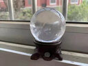 曜萱天然白水晶球摆件天然白水晶原石打磨居家送礼玄关乔迁摆件 精选直径4厘米 实拍图