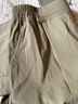 琢蔲3508夏季薄款休闲裤小个子哈伦裤短款九分裤宽松显瘦矮个子女裤子 豆绿色 3XL 【135-150斤】【33-34】 实拍图