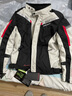 MOTO-BOY骑行服男摩托车衣服冬赛车机车服套装骑行裤防风防水防摔摩旅四季 J07上衣白灰 M 实拍图