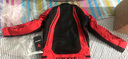 DAINESE/丹尼斯 AIR CRONO 2 TEX夏季骑行摩托车通风透气赛车机车骑士服 77F/黑红 48 实拍图