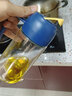 小熊油壶食用油调味调料罐套装家用厨房酱油瓶油盐罐醋壶调料盒喷油壶 【店销TOP1】深蓝色油壶 600ml 实拍图