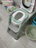 Joying Baby儿童坐便器辅助器马桶梯椅女宝宝小孩男孩厕所马桶架盖婴儿座垫圈 阶梯式座便器 绿色 2个白色软垫 实拍图